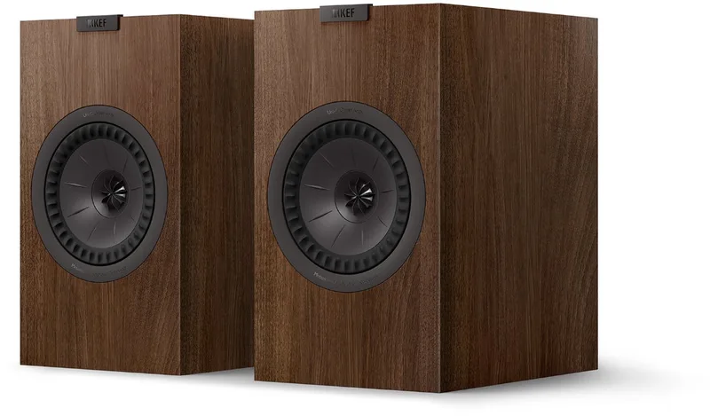 Luidsprekers Q3 Meta Boekenplankspeaker - Walnoot (Per Paar) van KEF in Wit – productfoto