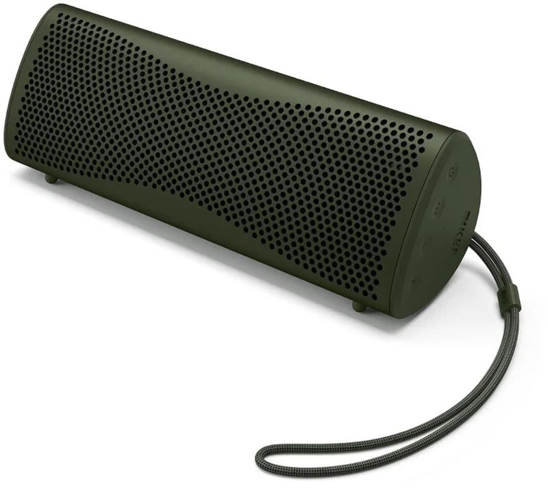 Muo Draagbare Hifi Bluethooth Luidspreker - Moss Green by KEF in Green – product photo