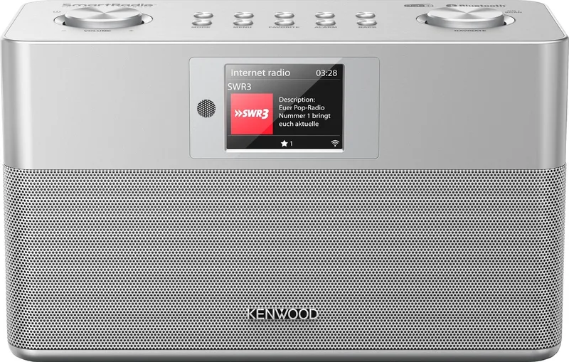 CR-ST100S - Smart Internet Radio - DAB+ by Kenwood Audio in Silver – product photo