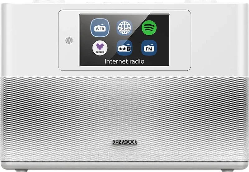 CR-ST200S Spotify Lossless Smart Internet Radio met DAB+ van Kenwood Audio in Wit – productfoto