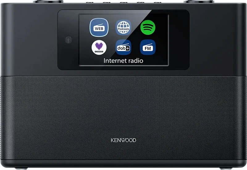 CR-ST200S Spotify Lossless Smart Internet Radio met DAB+ van Kenwood Audio in Zwart – productfoto