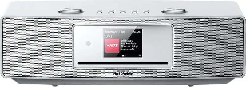 CR-ST700SCD - Wifi Smart Radio van Kenwood Audio in Zilver – productfoto