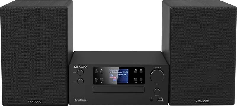M-9500SB - Smart Micro Hifi - WiFi van Kenwood Audio in Zwart – productfoto