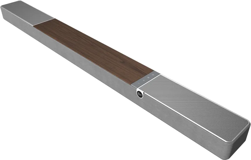 Flexus Core 300 walnoot 5.1.2-kanaals Dolby Atmos Soundbar van Klipsch in Zilver – productfoto