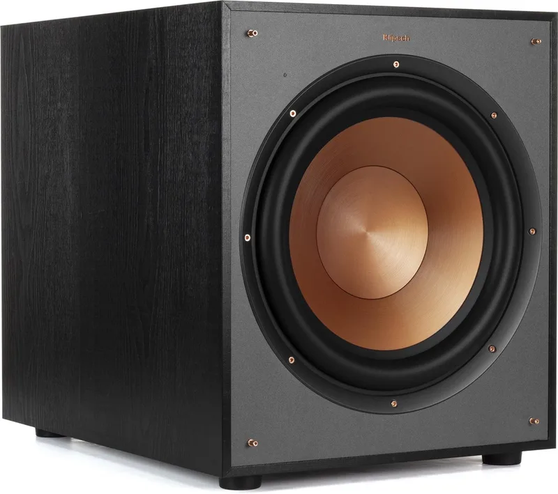 R-120SW Subwoofer van Klipsch in Zwart – productfoto