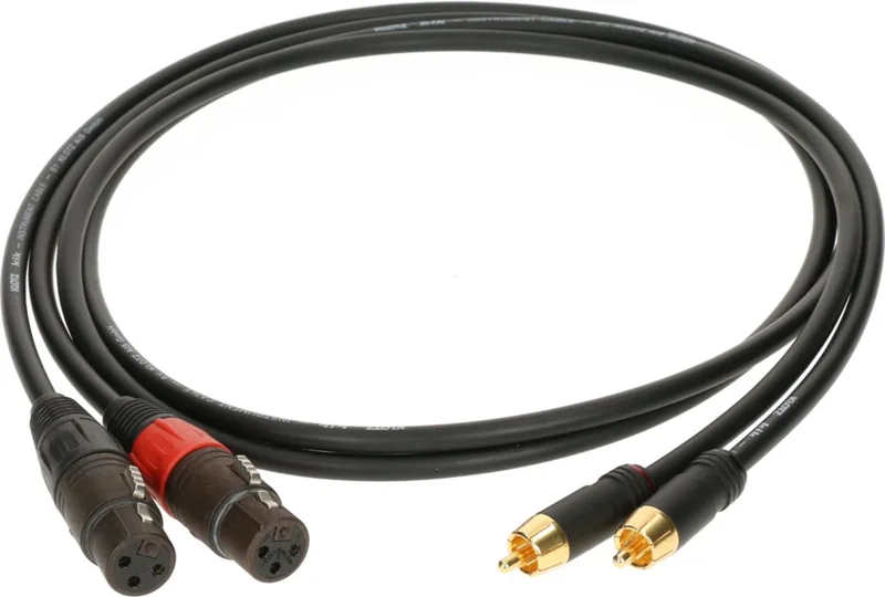 AL-RF0150 Audiokabel 1,5 m - Audio kabel by Klotz in Black – product photo