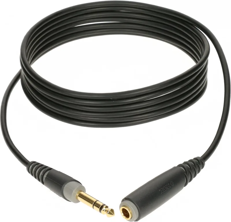 AS-EX20300 Koptelefoonverlenging 3 m - Audio kabel van Klotz in Zwart – productfoto