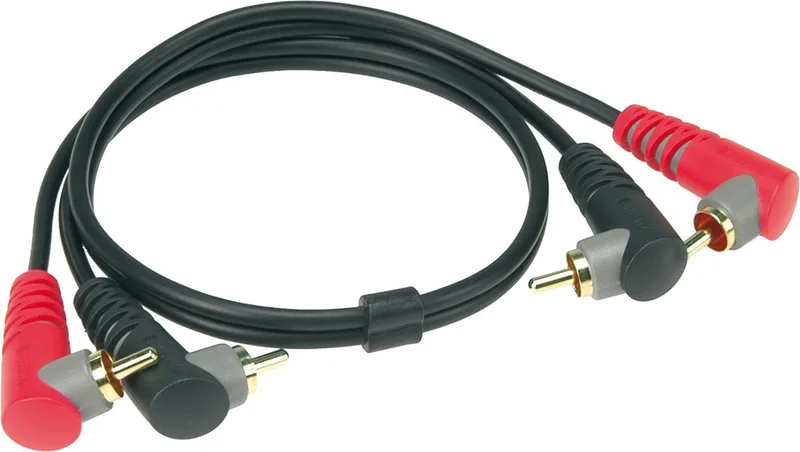 AT-CCA0200 Cinchkabel 2 m - Audio kabel van Klotz in Zwart – productfoto