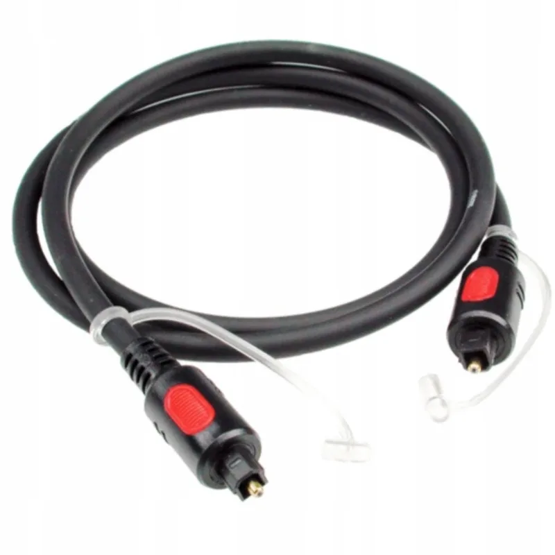 FOHTT01 Toslink Kabel 1m - ADAT/S/PDIF Audio Transmissie van Klotz in Zwart – productfoto