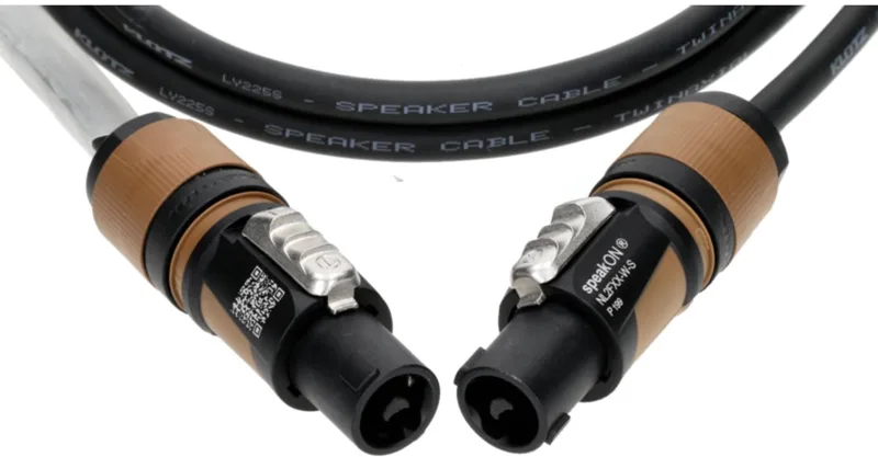 SC3-L2FF0300 Lautsprecherkabel 3 m - Luidsprekerkabel van Klotz in Zwart – productfoto