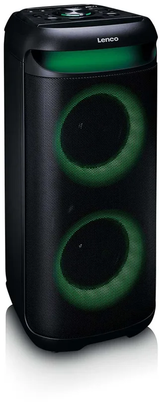 Bluetooth Party Speaker - PA-210BK - 100W - 12 uur accu - TWS - LED-Lichteffecten van Lenco in Zwart – productfoto 1 van 2