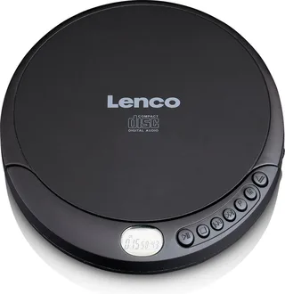 CD-010 Discman - Draagbare CD Speler met Oordopjes van Lenco in Zwart – productfoto 1 van 2