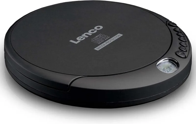 CD-200 Discman - Draagbare CD-MP3 Speler met Anti-Shock bescherming van Lenco in Zwart – productfoto 1 van 2