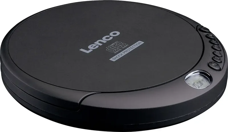 CD-200 Discman - Draagbare CD-MP3 Speler met Anti-Shock bescherming van Lenco in Zwart – productfoto 2 van 2
