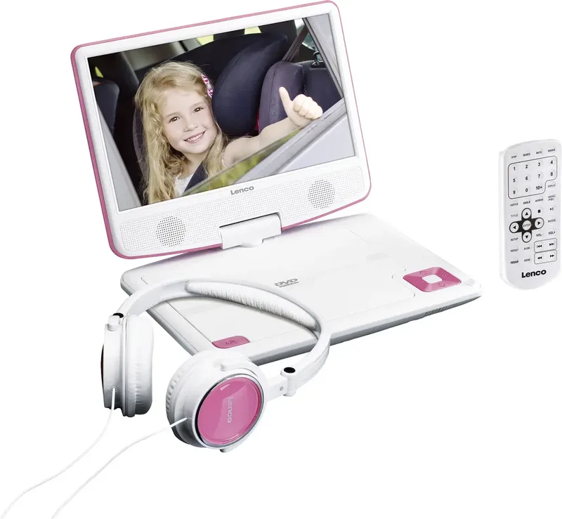 DVP-910 DVD-Player CD-Player, mit Display Pink by Lenco – product photo 1 of 6