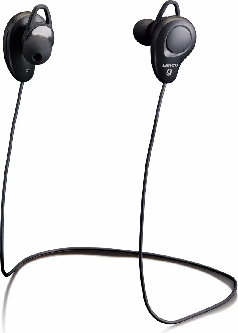 EPB-015BK - Draadloze in-ear oordopjes met ingebouwde microfoon by Lenco in Black – product photo