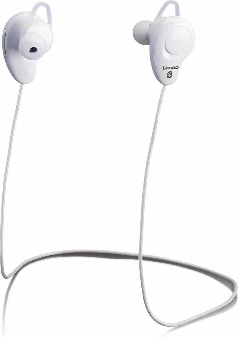 EPB-015WH - Draadloze in-ear oordopjes met ingebouwde microfoon by Lenco in White – product photo
