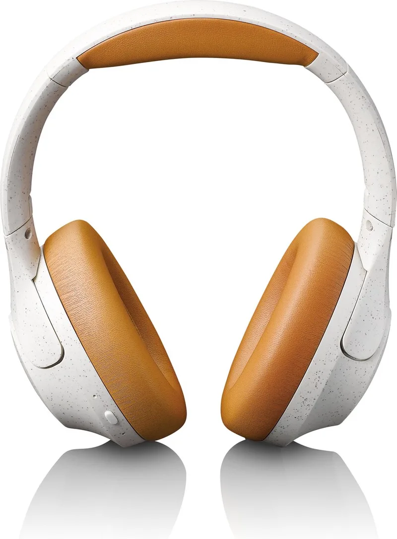 HPB-830GY - Draadloze over-ear Koptelefoon met Noise Cancelling - Grijs van Lenco in Grijs-Wit – productfoto