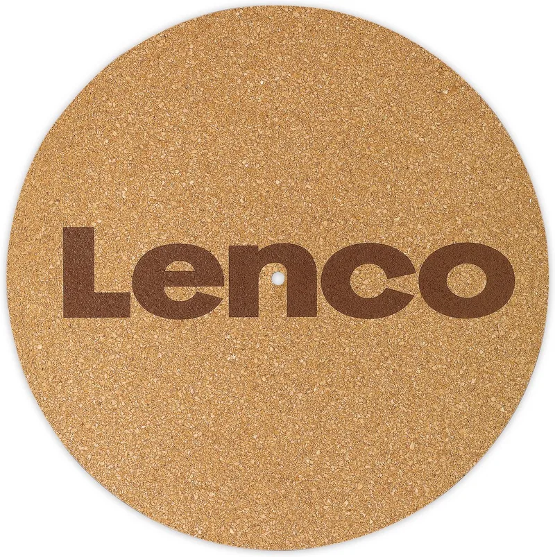 Slipmat voor Platenspeler - TTA-030CO - Kurk van Lenco in Bruin – productfoto