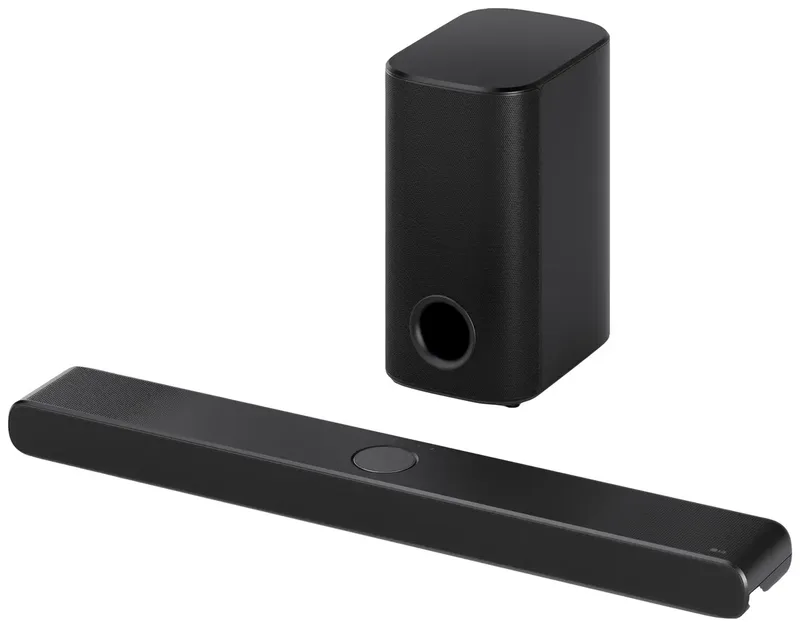 DS77TY.CDEULLK Soundbar Incl. draadloze subwoofer, Dolby Atmos, High-Resolution Audio, Wandbevestiging, Bluetooth, WiFi by LG in Black – product photo 1 of 2
