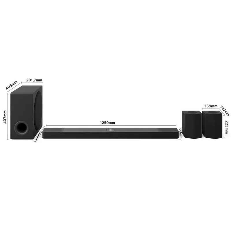 S95tr Soundbar En Subwoofer by LG – product photo 2 of 6