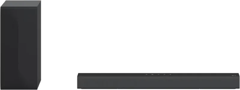 SC9S - Soundbar met losse subwoofer van LG in Zwart – productfoto