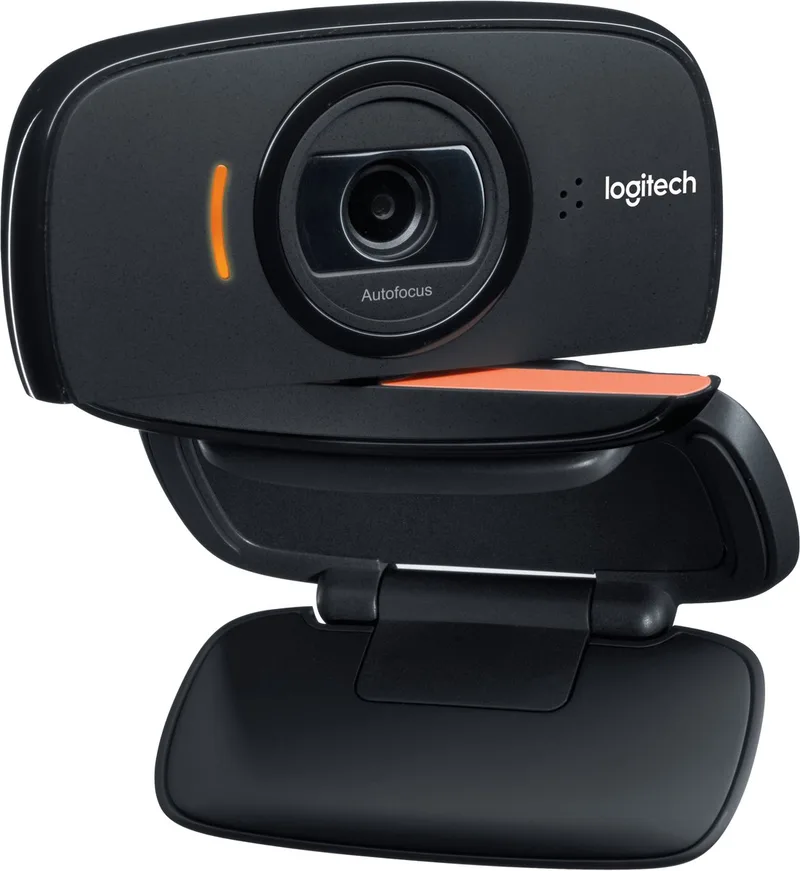B525 - Webcam met ingebouwde microfoon - 2MP van Logitech in Zwart – productfoto
