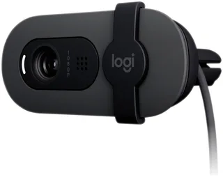 BRIO 105 Full HD-webcam 1920 x 1080 Pixel Geïntegreerd afdekpaneel, Microfoon by Logitech in Black – product photo 1 of 3