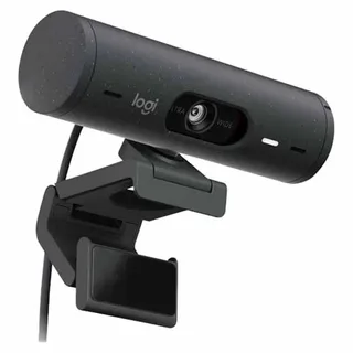 Brio 500 Full HD-Webcam Klemm-Halterung, Stereo-Mikrofon, Integrierte Abdeckblende fra Logitech – produktbillede 6 af 6