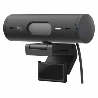 Brio 500 Full HD-Webcam Klemm-Halterung, Stereo-Mikrofon, Integrierte Abdeckblende fra Logitech – produktbillede 4 af 6