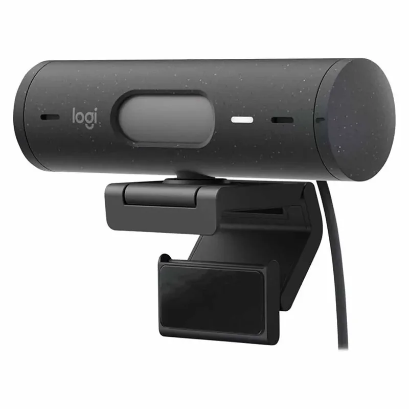 Brio 500 Full HD-Webcam Klemm-Halterung, Stereo-Mikrofon, Integrierte Abdeckblende fra Logitech – produktbillede 4 af 6
