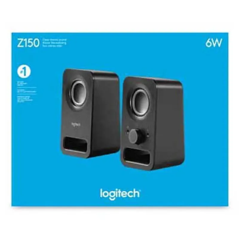Z150 PC speaker Zwart de Logitech – photo produit 5 sur 5