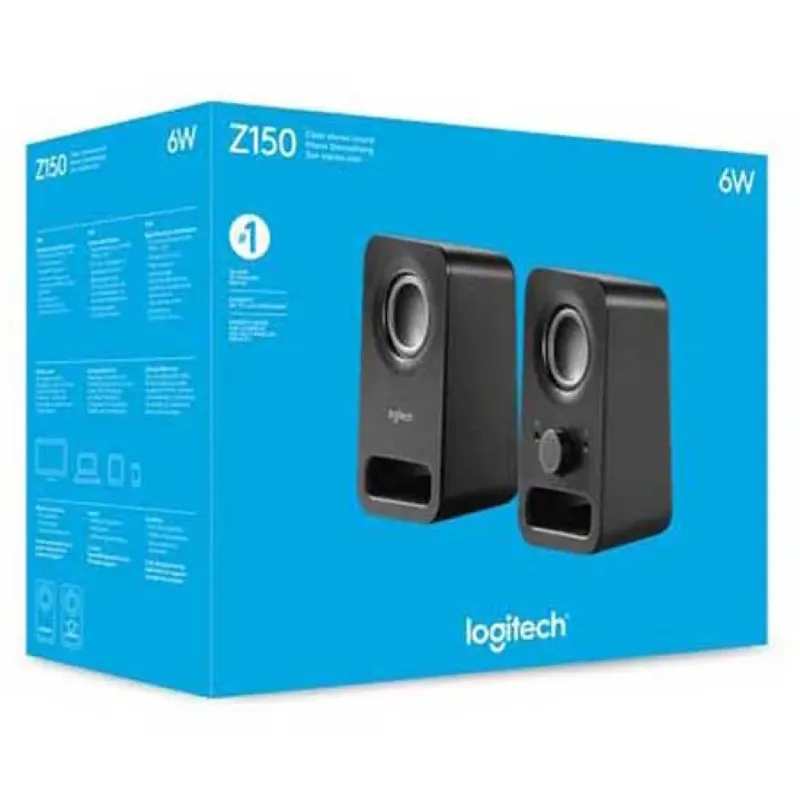 Z150 PC speaker Zwart de Logitech – photo produit 4 sur 5