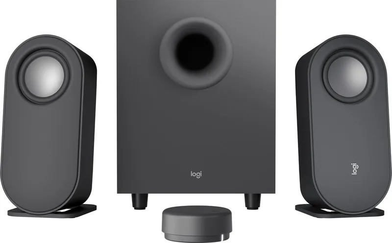 Z407 - Computerspeakers met bluetooth, subwoofer en draadloze bediening by Logitech in Dark grey – product photo 1 of 2