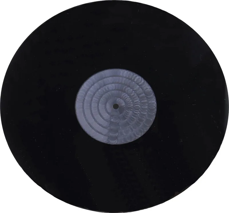Acrylic - Pure Black Perspex Mat 3 mm Slipmat van Ludic Audio in Zwart – productfoto