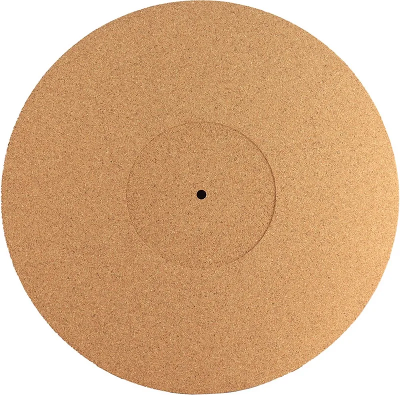 Cork Slipmat LP Mat van Ludic Audio in Kurk – productfoto