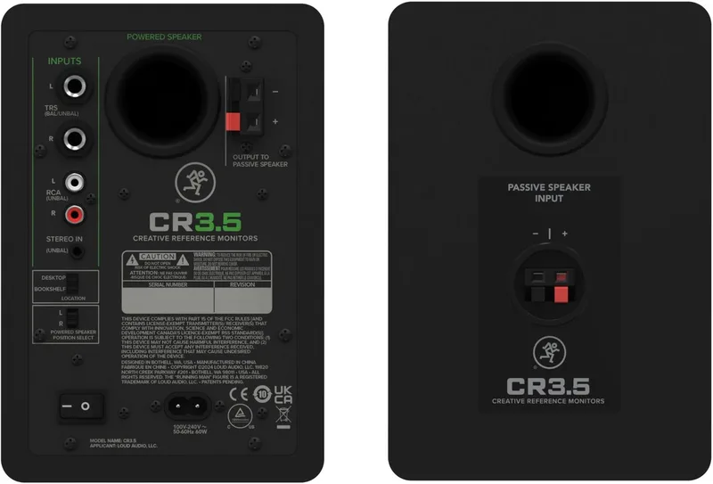 CR3.5 - actieve studiomonitoren by Mackie in Black – product photo