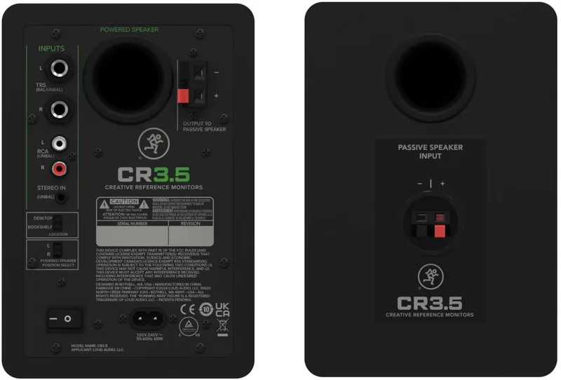 CR3.5BT - actieve studiomonitoren by Mackie in Black – product photo