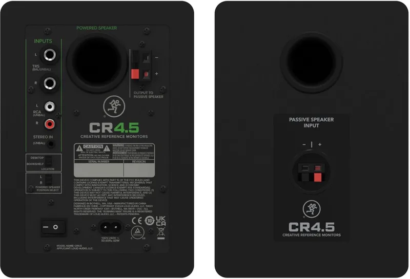 CR4.5 - actieve studiomonitoren by Mackie in Black – product photo