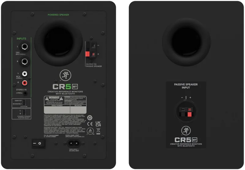 CR5BT - actieve studiomonitoren van Mackie in Zwart – productfoto