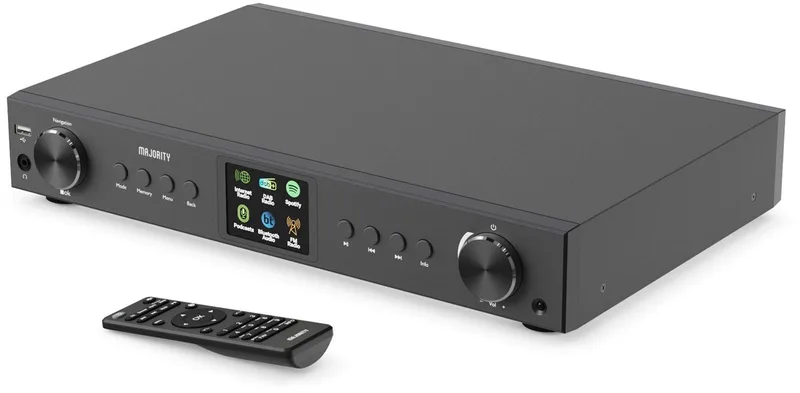 Fitzwilliam 2 - Internetradio - DAB/DAB+/FM - Bluetooth - Wekker - Podcastspeler by Majority in Black – product photo