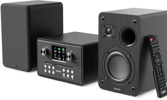 Homerton - Internetradio - DAB/DAB+/FM - CD-speler - Bluetooth - Dubbele Wekker