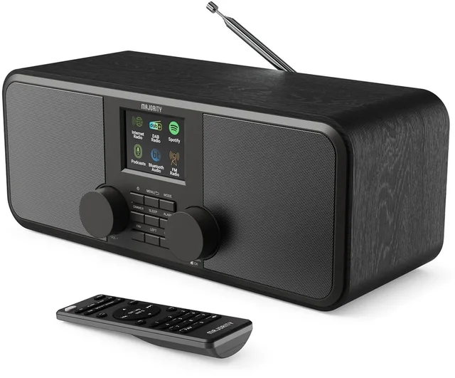 Rostock - Internetradio - DAB+/FM - Bluetooth - Dubbele Wekker - Podcastspeler