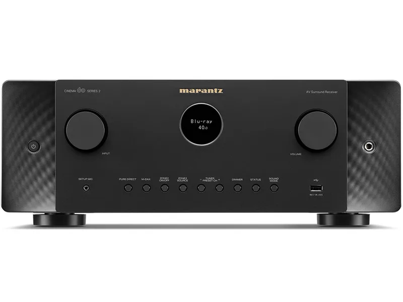 Cinema 60 DAB Serie 2 surround receiver zwart van Marantz – productfoto