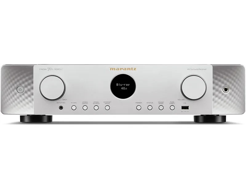 Cinema 70s Serie 2 surround receiver zilvergoud van Marantz – productfoto
