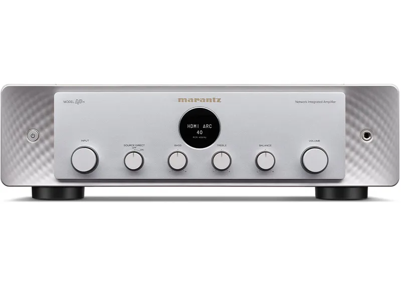 Model 40n Streaming versterker zilvergoud van Marantz – productfoto