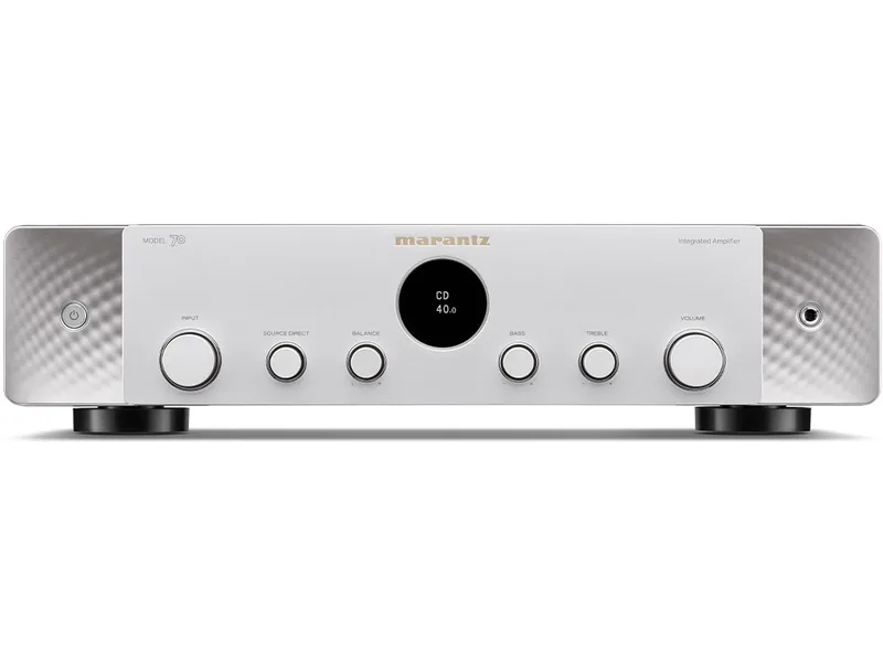 Model 70 versterker zilver van Marantz – productfoto