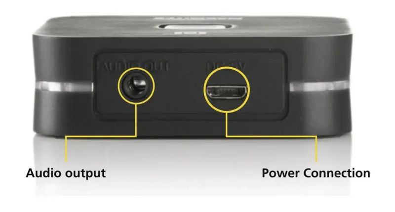 BoomBoom 80 - Bluetooth Receiver - NFC - Bluetooth ontvanger - Speel je muziek van je Smartphone af op je geluidsinstallatie - Spotify van Marmitek in Stereo uitgang – productfoto 2 van 3