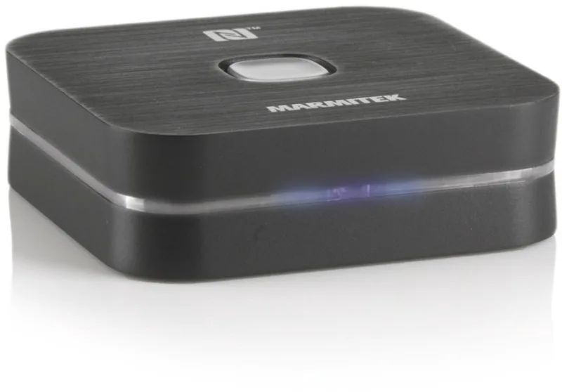 BoomBoom 80 - Bluetooth Receiver - NFC - Bluetooth ontvanger - Speel je muziek van je Smartphone af op je geluidsinstallatie - Spotify van Marmitek in Stereo uitgang – productfoto 1 van 3