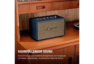Acton III speaker BT Bluetooth speaker Blauw von Marshall – Produktfoto 2 von 5